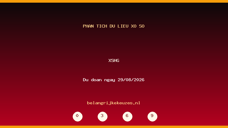Phân tích dữ liệu XSHG ngày 29/08/2026